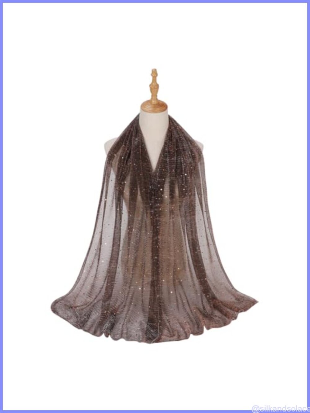 Sequin Bandana Scarf Glitter Mesh Shawl Wrap Soft Silky Evening Dress Wrap
